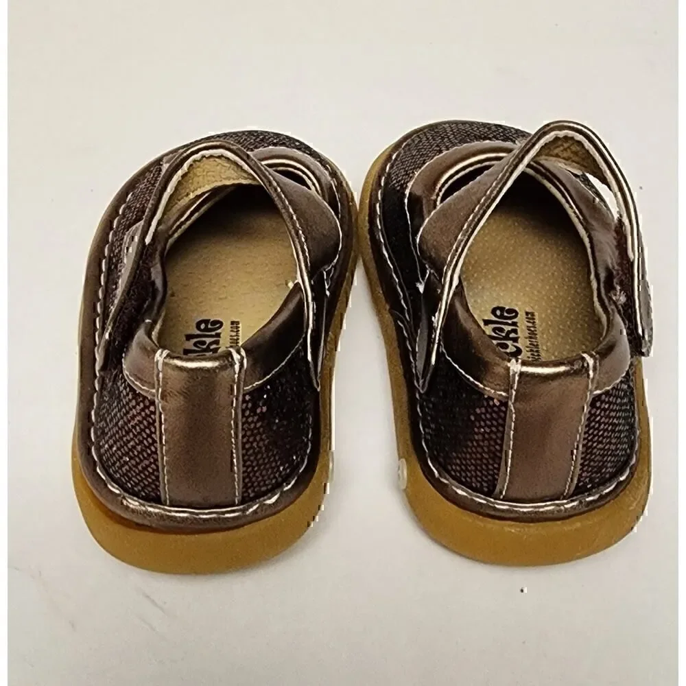 Squeaky Feet/Lanie Cakes Little Girls Sandals Size 4/5 Lots of 4